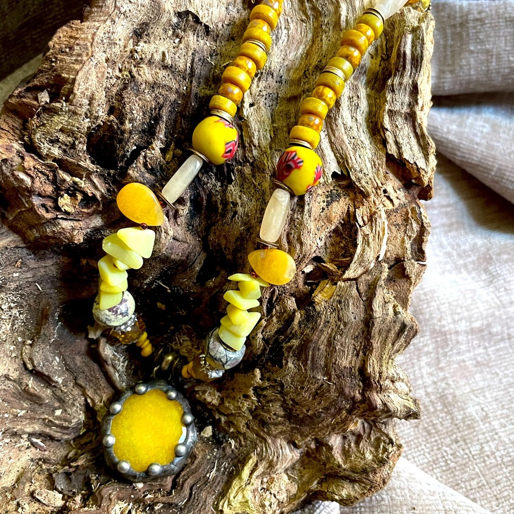 Handmade beaded necklace